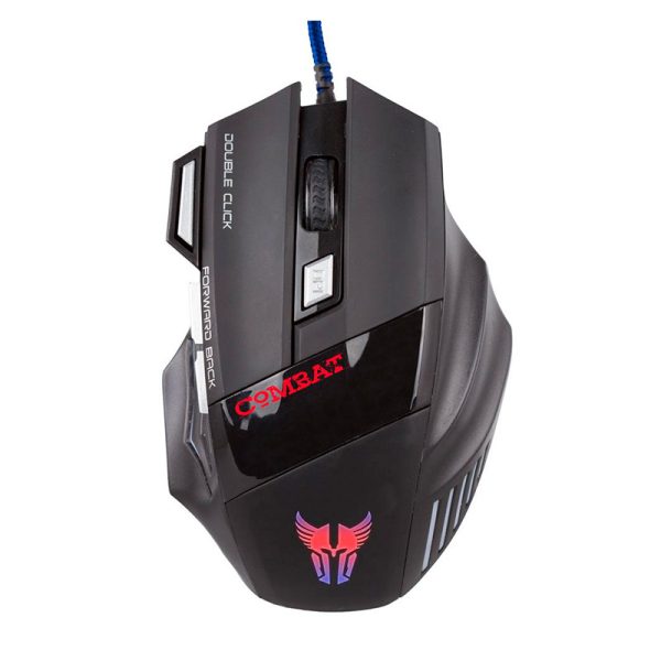 Mouse Alámbrico Gaming Argom Combat MS42 Óptico 2400DPI Negro