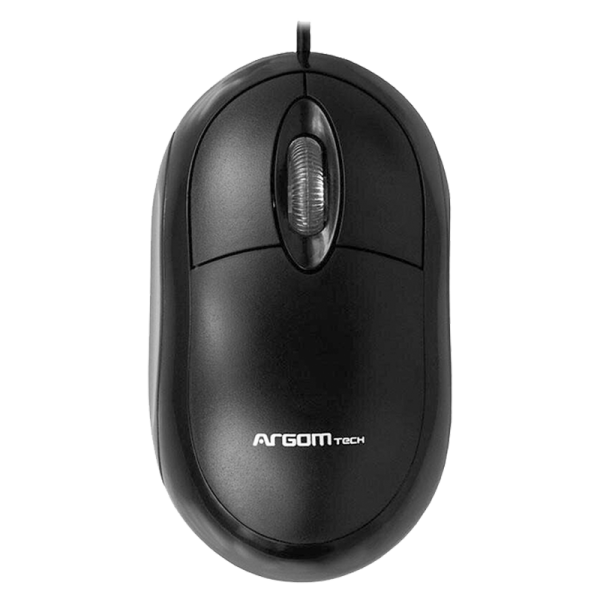 Mouse Alámbrico Argom Classic Óptico 800DPI Negro