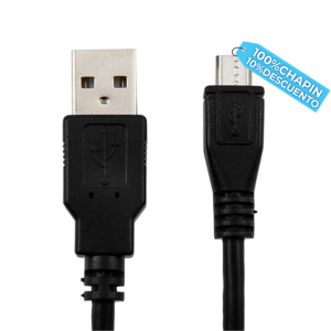 Cable USB a Micro USB Argom ARG-CB-0044 3 Metros Negro